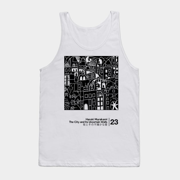 The City and Its Uncertain Walls - Minimalist Artwork Design Tank Top by saudade